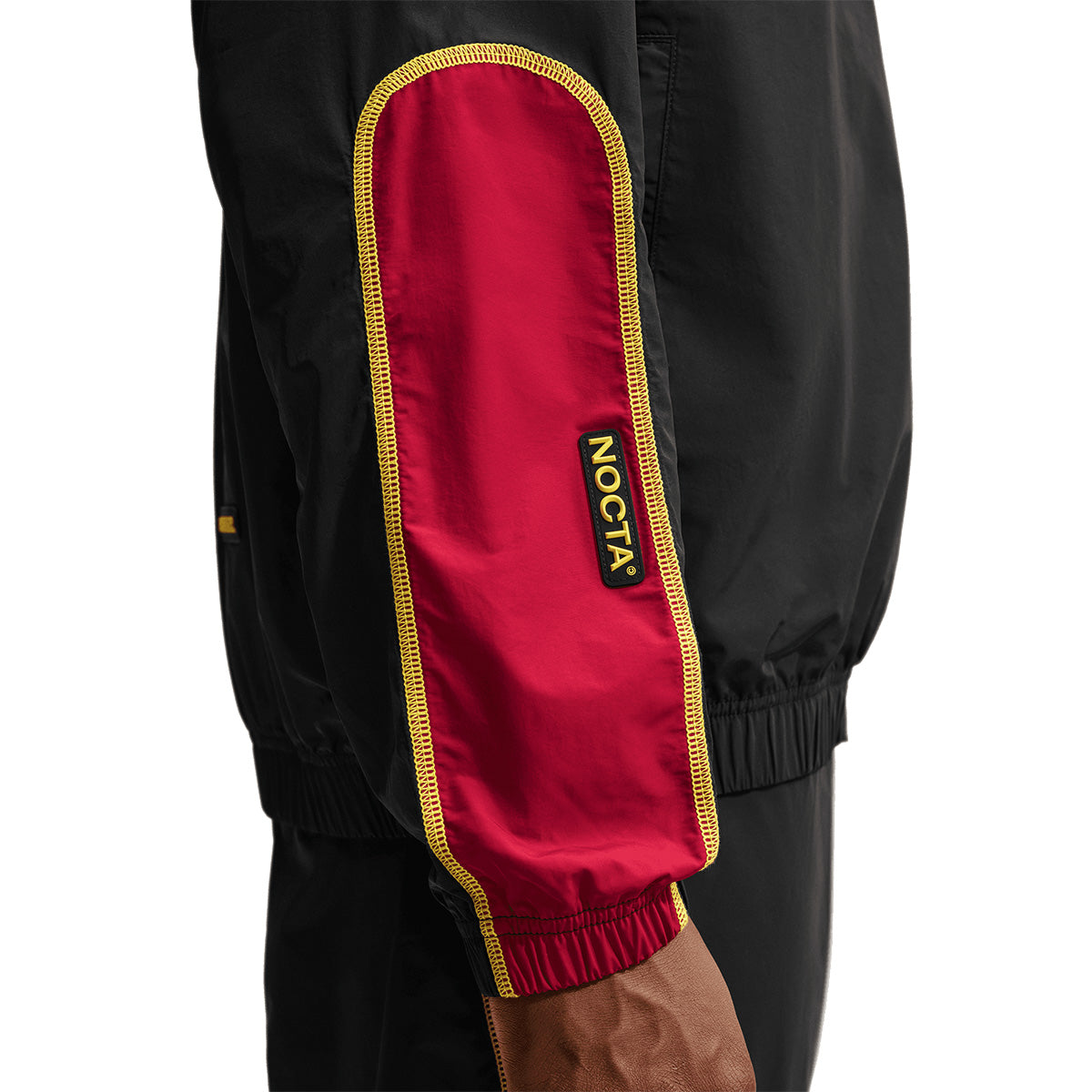 + NOCTA + Canada Woven Track Jacket 'Black Gym Red'