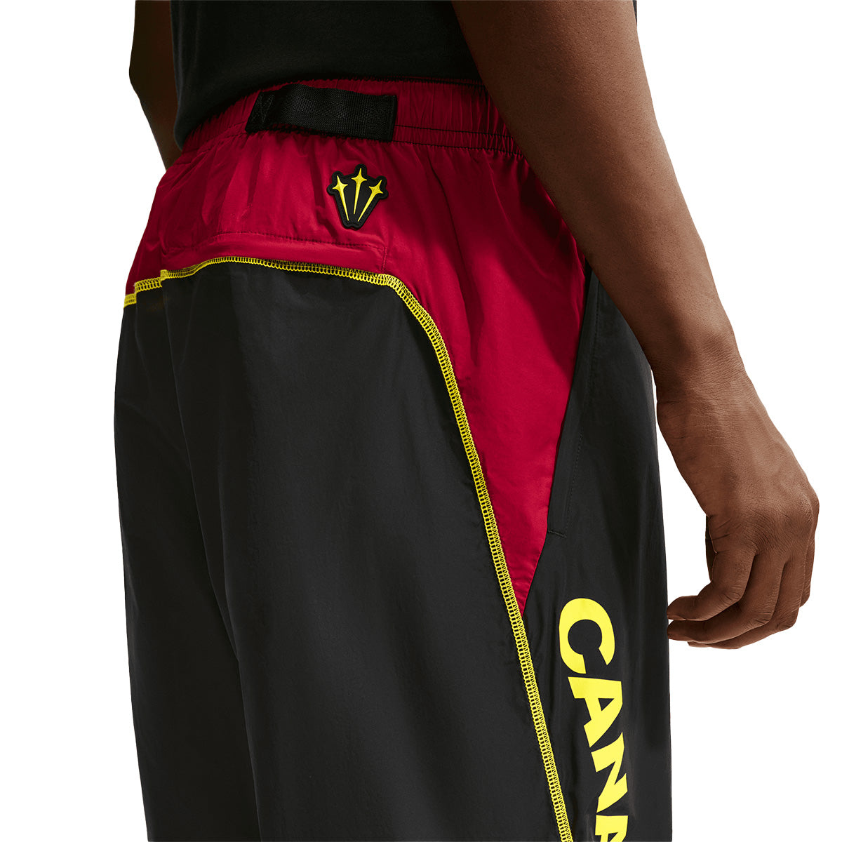 + NOCTA + Canada Woven Track Pants 'Black Gym Red'