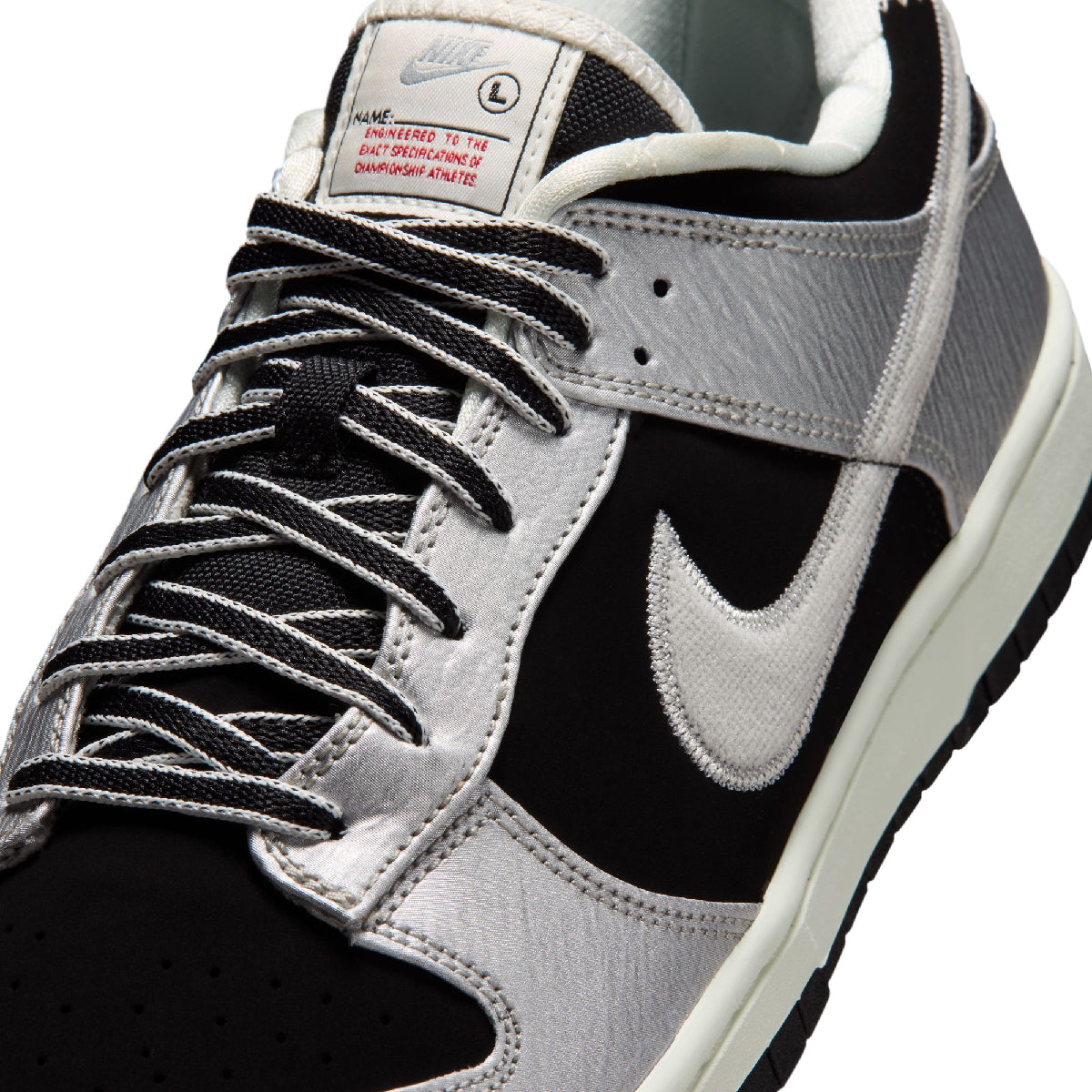 Dunk Low Retro 'Metallic Silver Black'