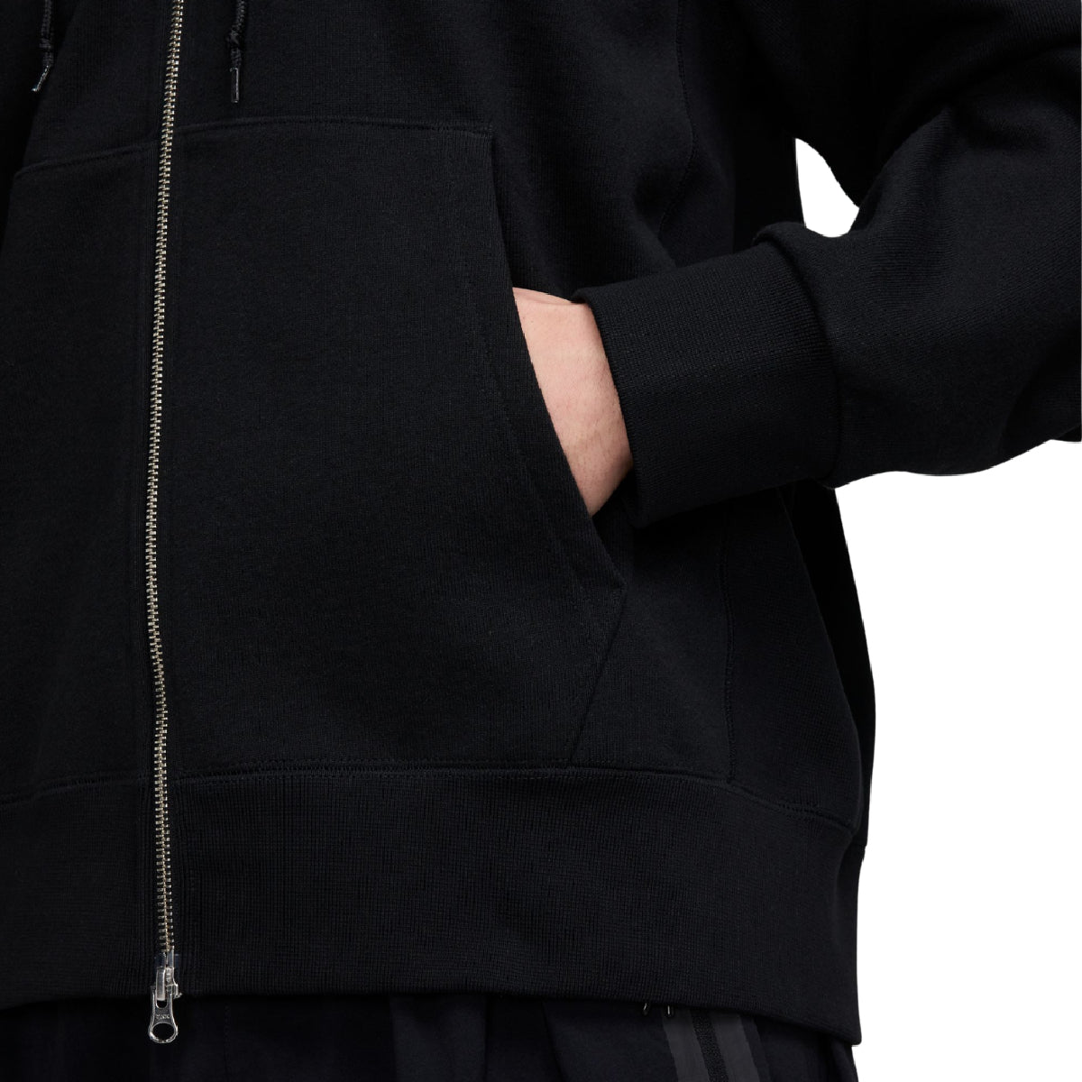 Fleece Full-Zip Hoodie 'Black'