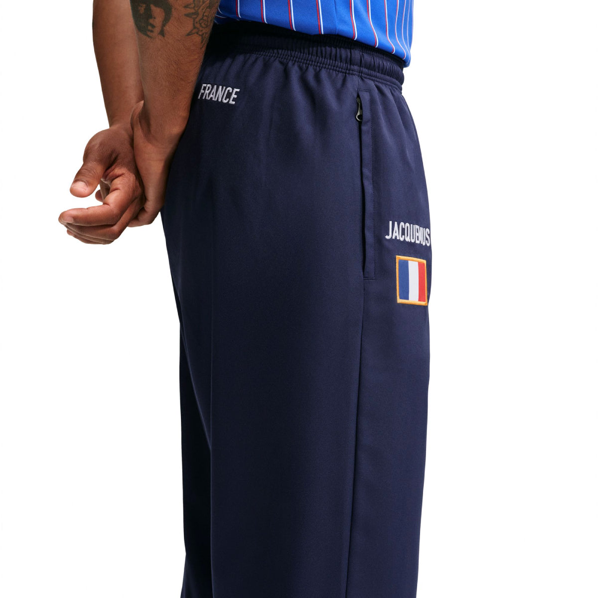 + Jacquemus + France Reissue Track Pants 'Blackend Blue'