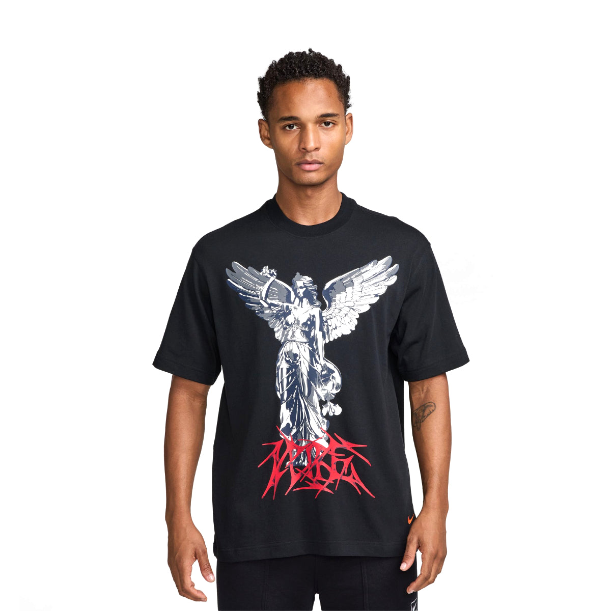 Your Message Here Goddess Graphic T-Shirt 'Black'
