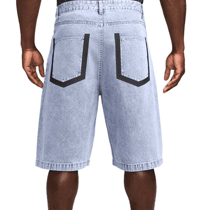 "Your Message Here" Denim Shorts 'Indigo'