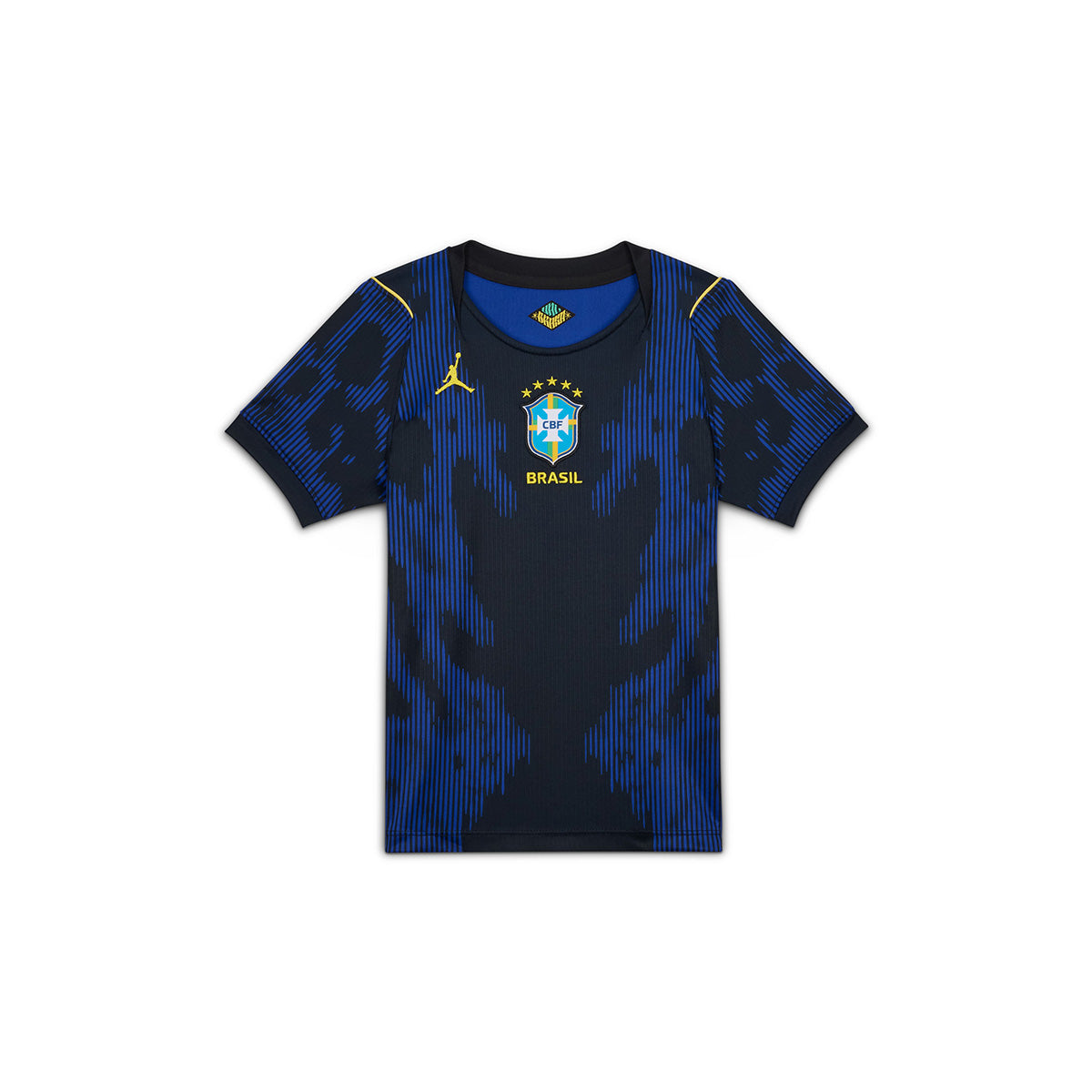 + Brasil Futebol Brasil Kids 2026 Stadium Away Dri-FIT Football Replica Shirt 'Old Royal Black'