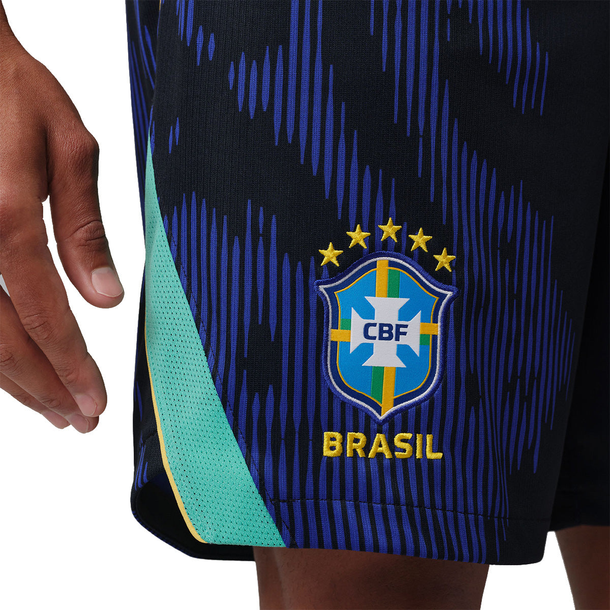 + Brasil Futebol 2026 Stadium Away Dri-FIT Football Replica Shorts 'Old Royal Black'