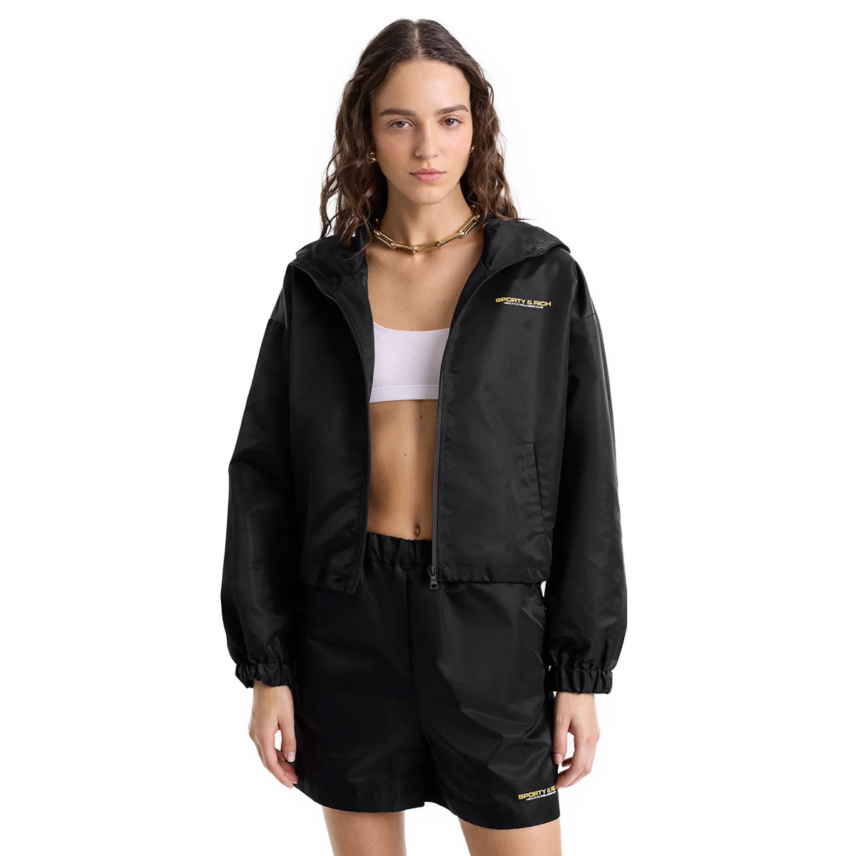 Bold Health Nylon Windbreaker 'Black'