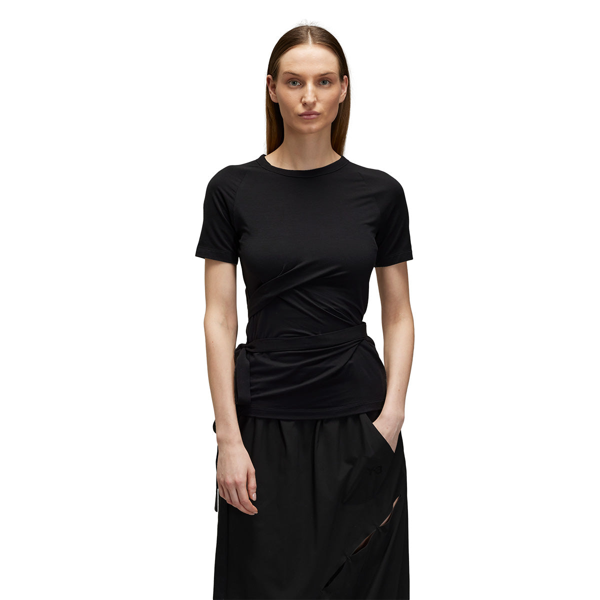 Wmns Tencel Tee 'Black'