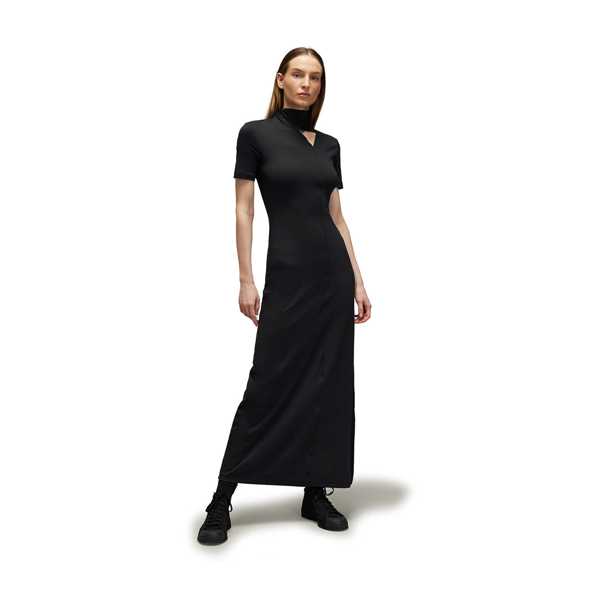Wmns Fitted Classic Dress 'Black'