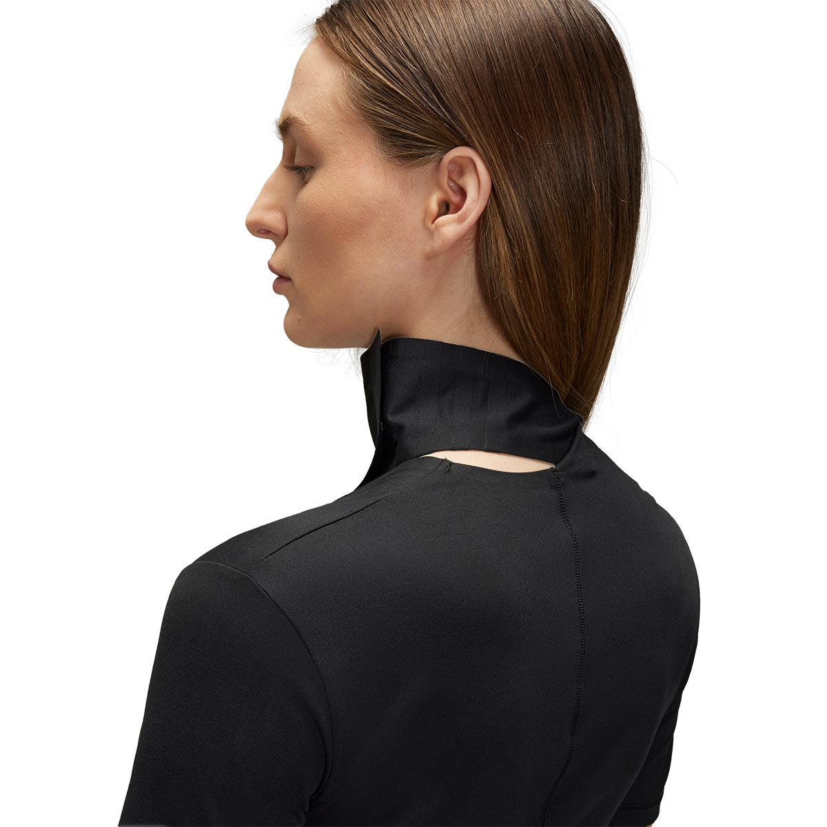 Wmns Fitted Classic Dress 'Black'