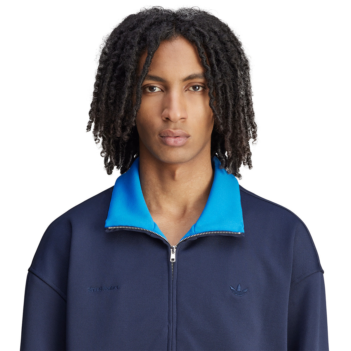 + Wales Bonner Pique Track Jacket 'Night Navy'