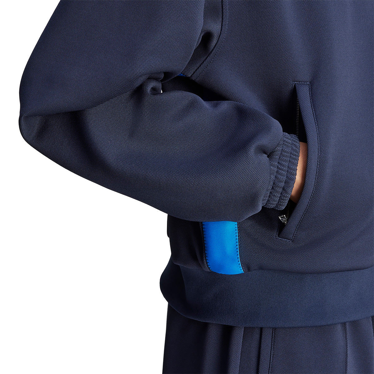 + Wales Bonner Pique Track Jacket 'Night Navy'