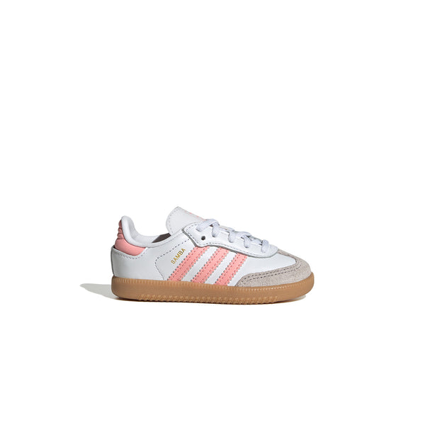 adidas Originals Toddlers Samba OG EL 'White Semi Pink Spark