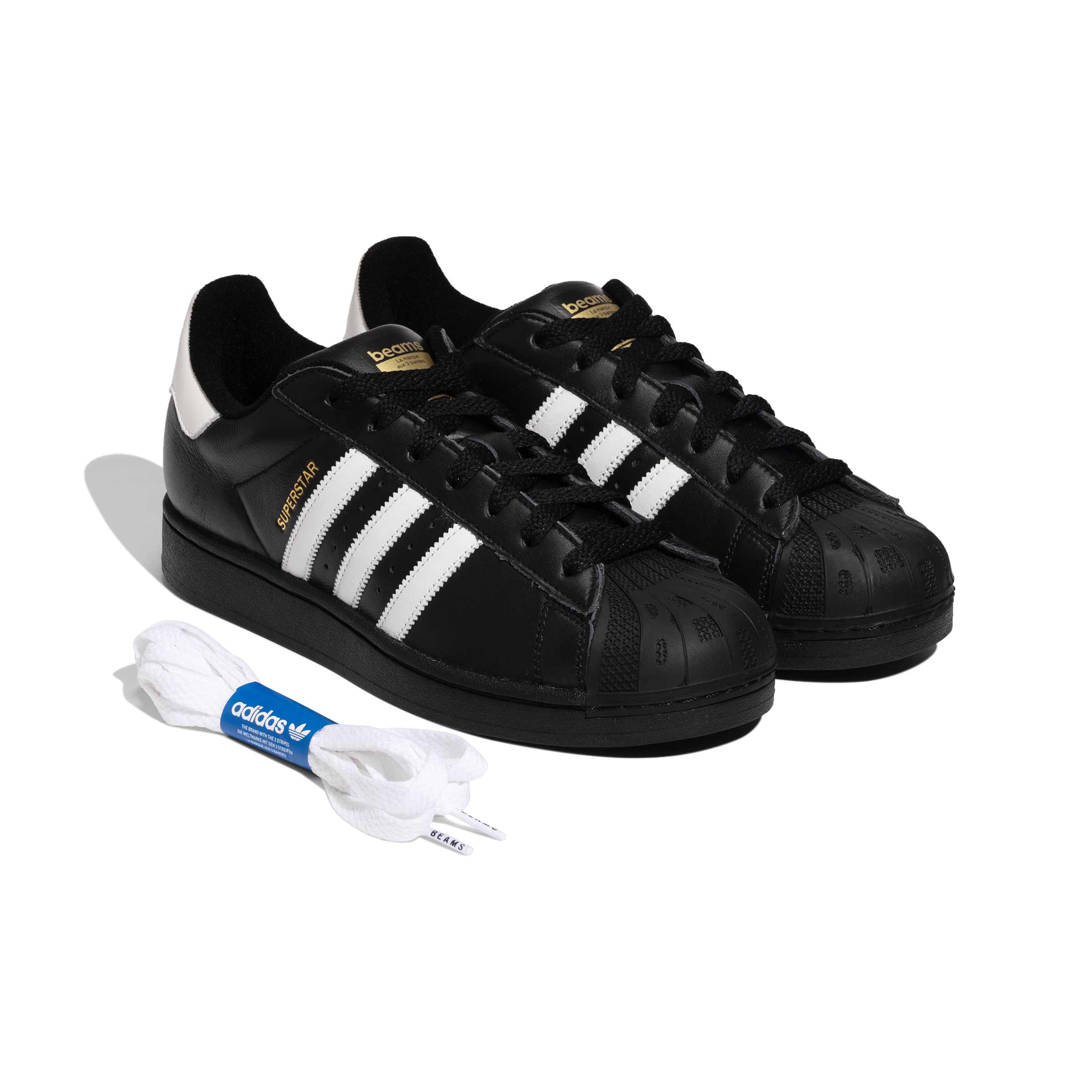 + Beams Superstar 'Black White'