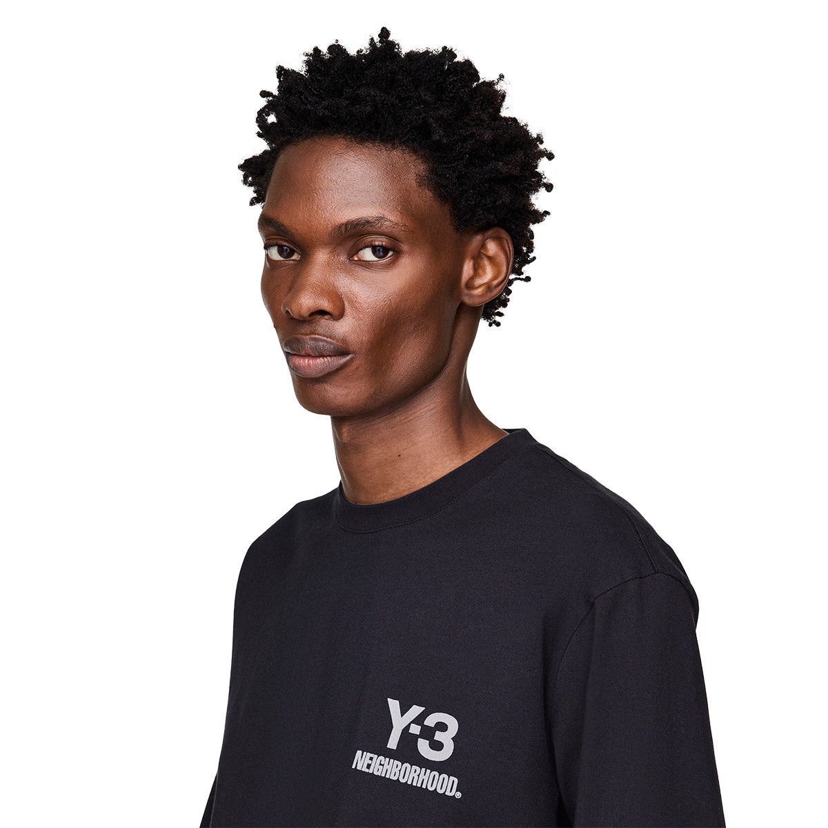 + Neighborhood Logo L/S Tee 'Black'