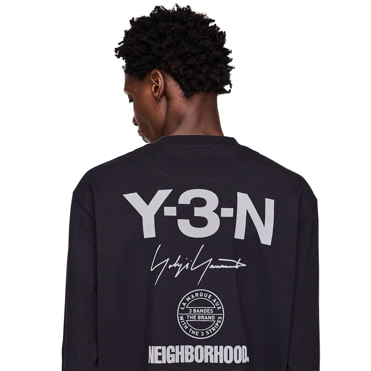 + Neighborhood Logo L/S Tee 'Black'