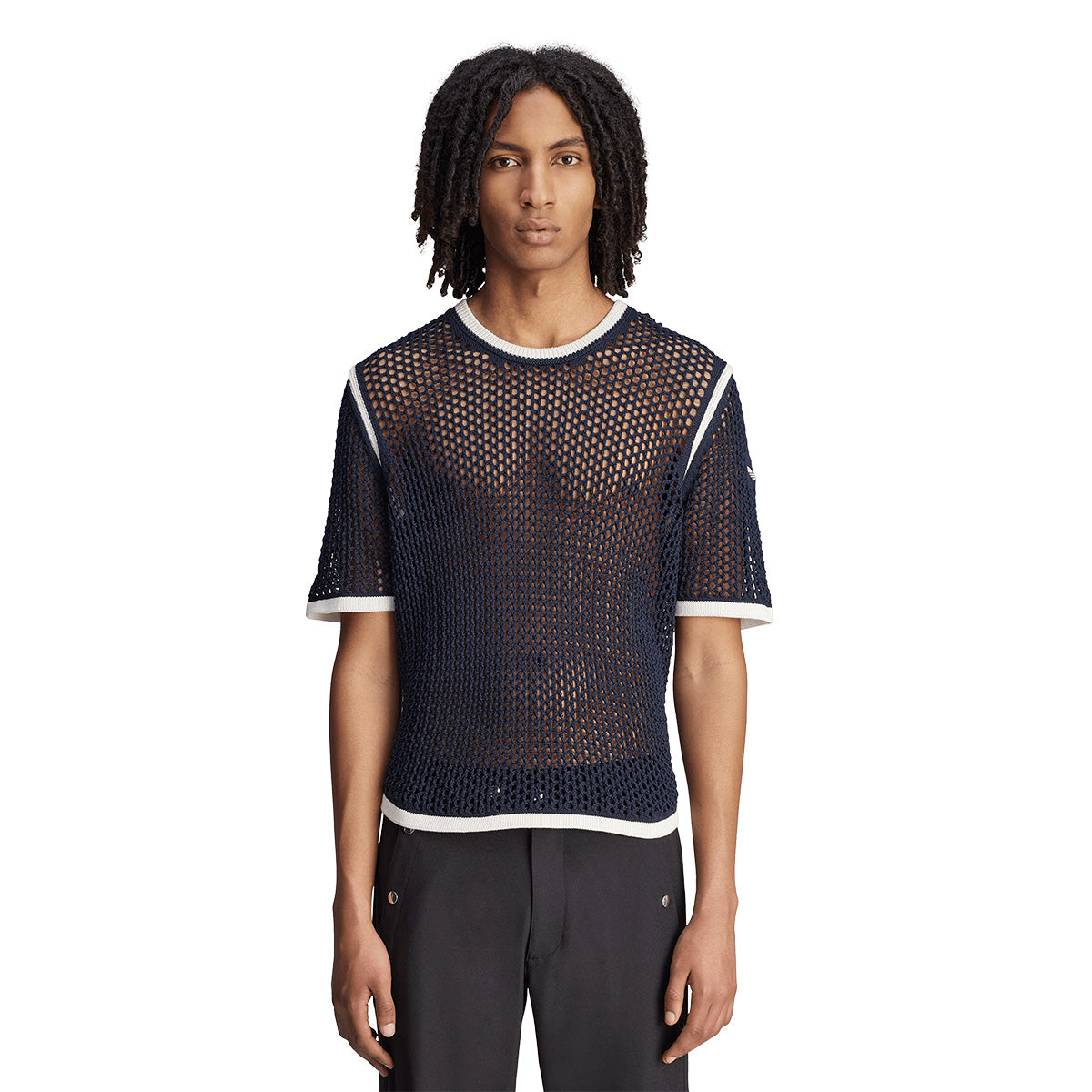 + Wales Bonner Knit Tee 'Night Navy'