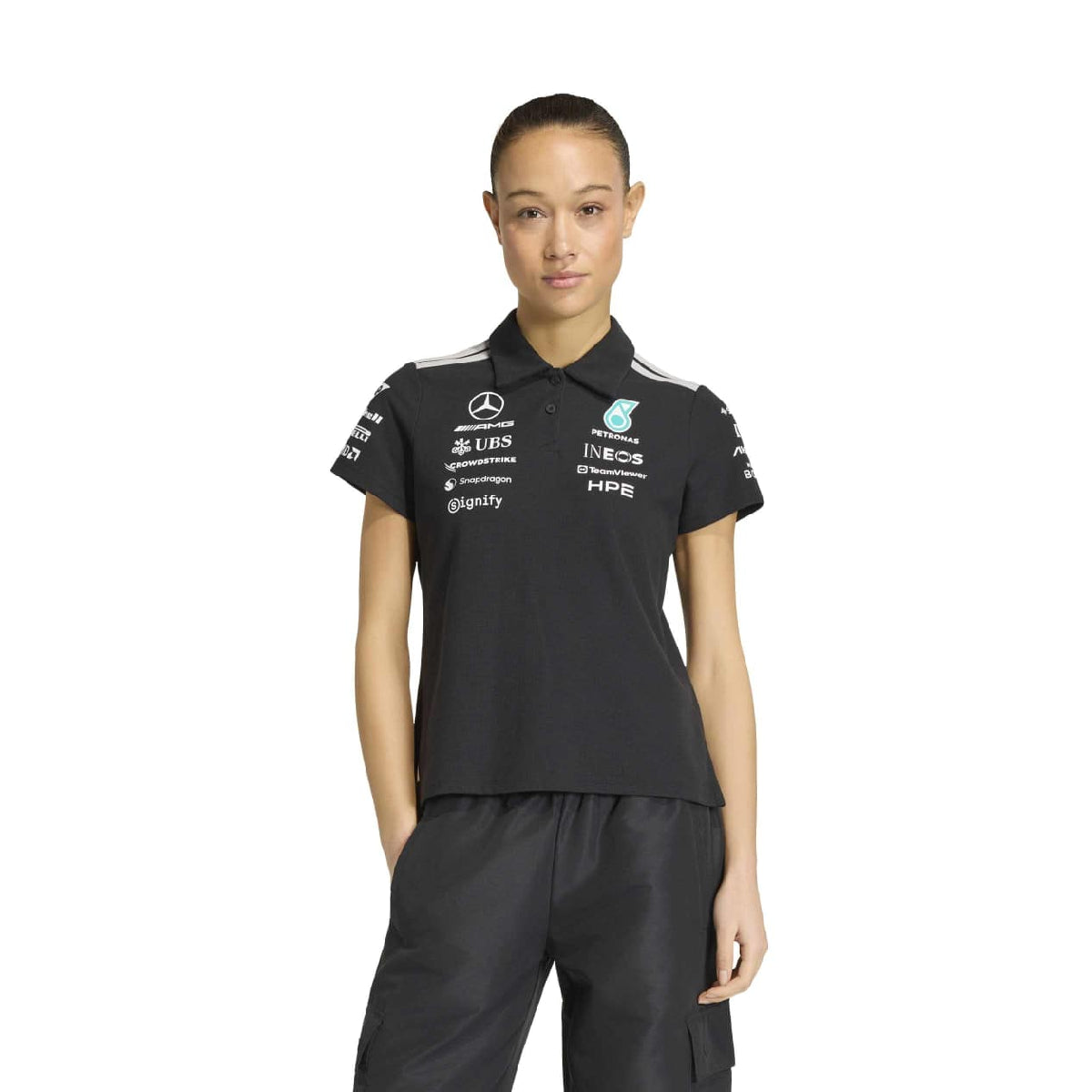 + Mercedes-AMG Petronas F1 Team Polo Shirt 'Black'