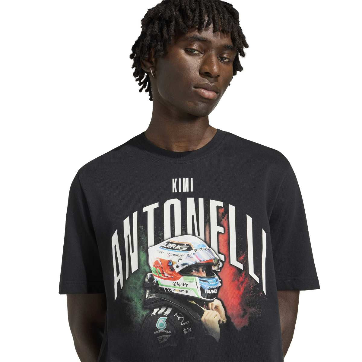 + Mercedes-AMG Petronas F1 Team Kimi Antonelli Graphic Tee 'Black'