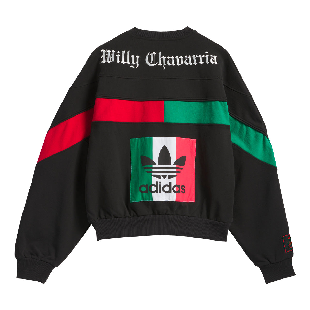 + Willy Chavarria Bball Fleece Crewneck Sweatshirt 'Black'