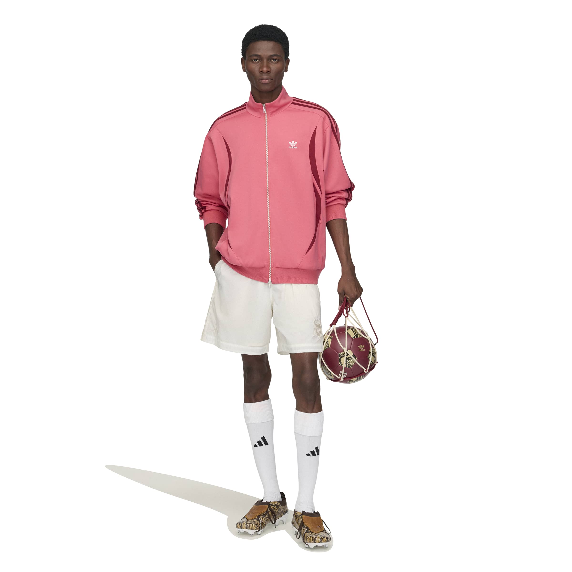 + Wales Bonner Track Top 'Craft Pink'