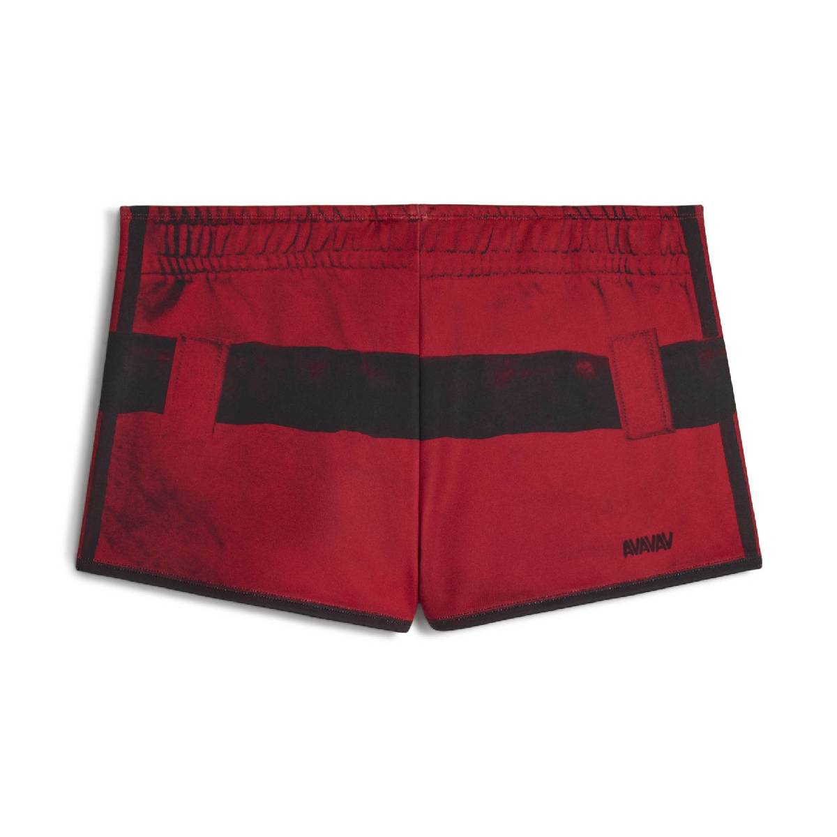+ Avavav Printed Shorts 'Better Scarlet Grey Four'
