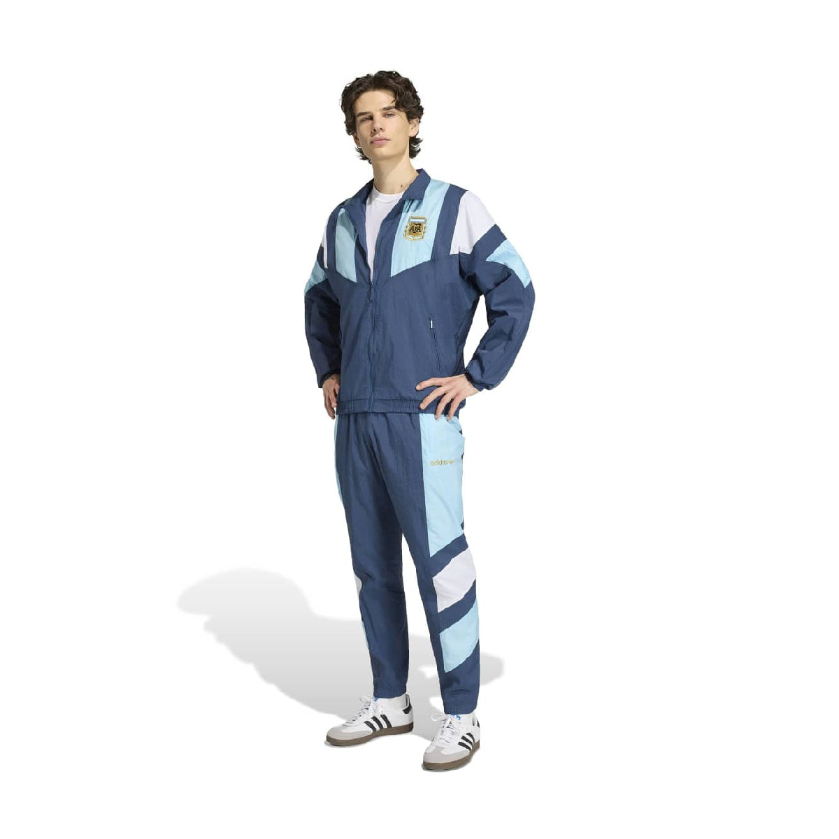 + Argentine Football Association EQT Track Jacket 'Crew Navy'