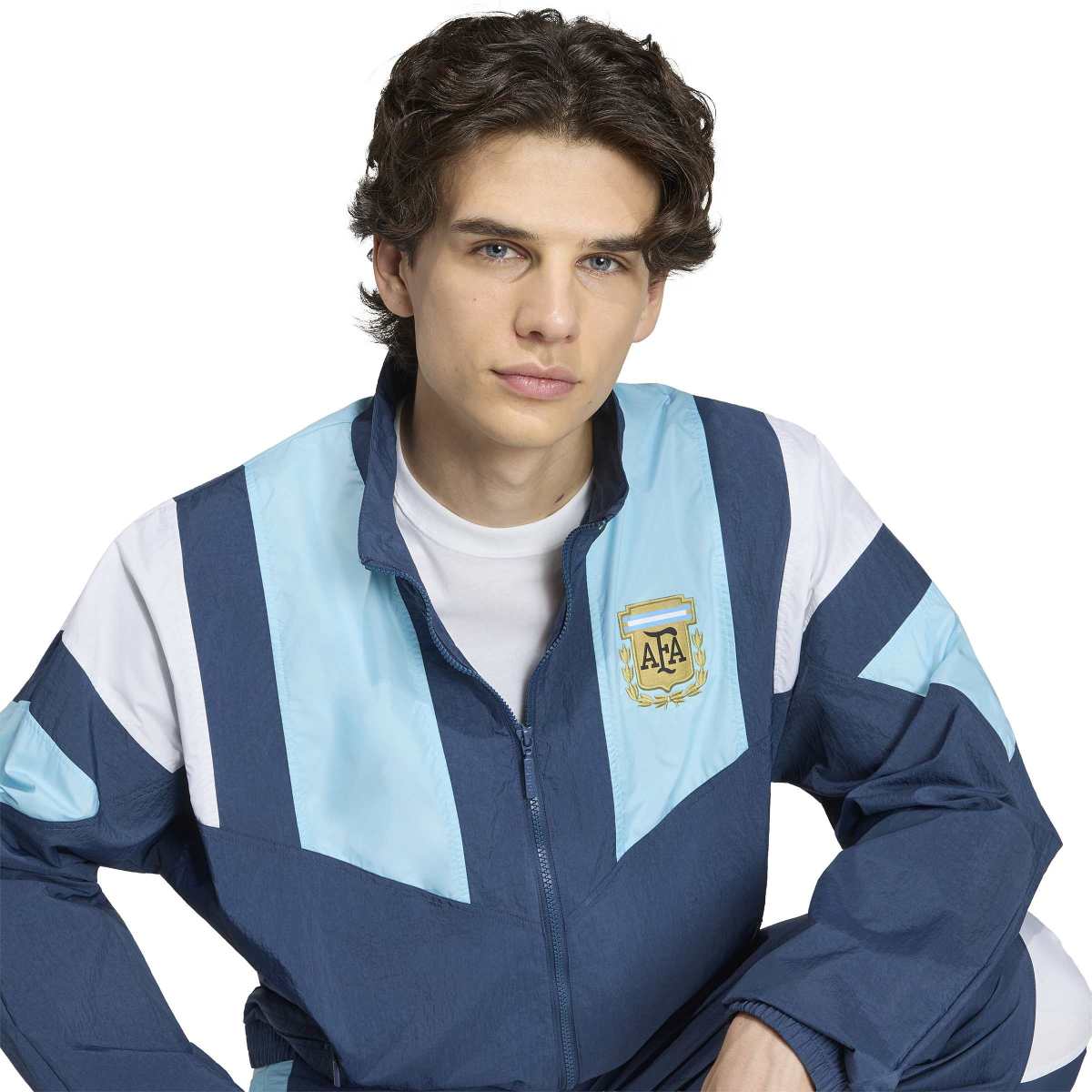 + Argentine Football Association EQT Track Jacket 'Crew Navy'