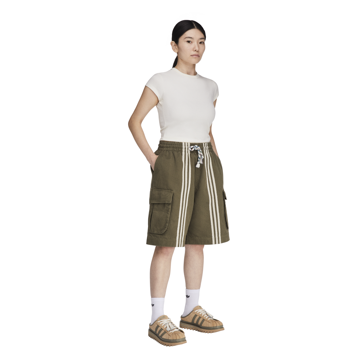 + Clot Short 'Olive Strata'