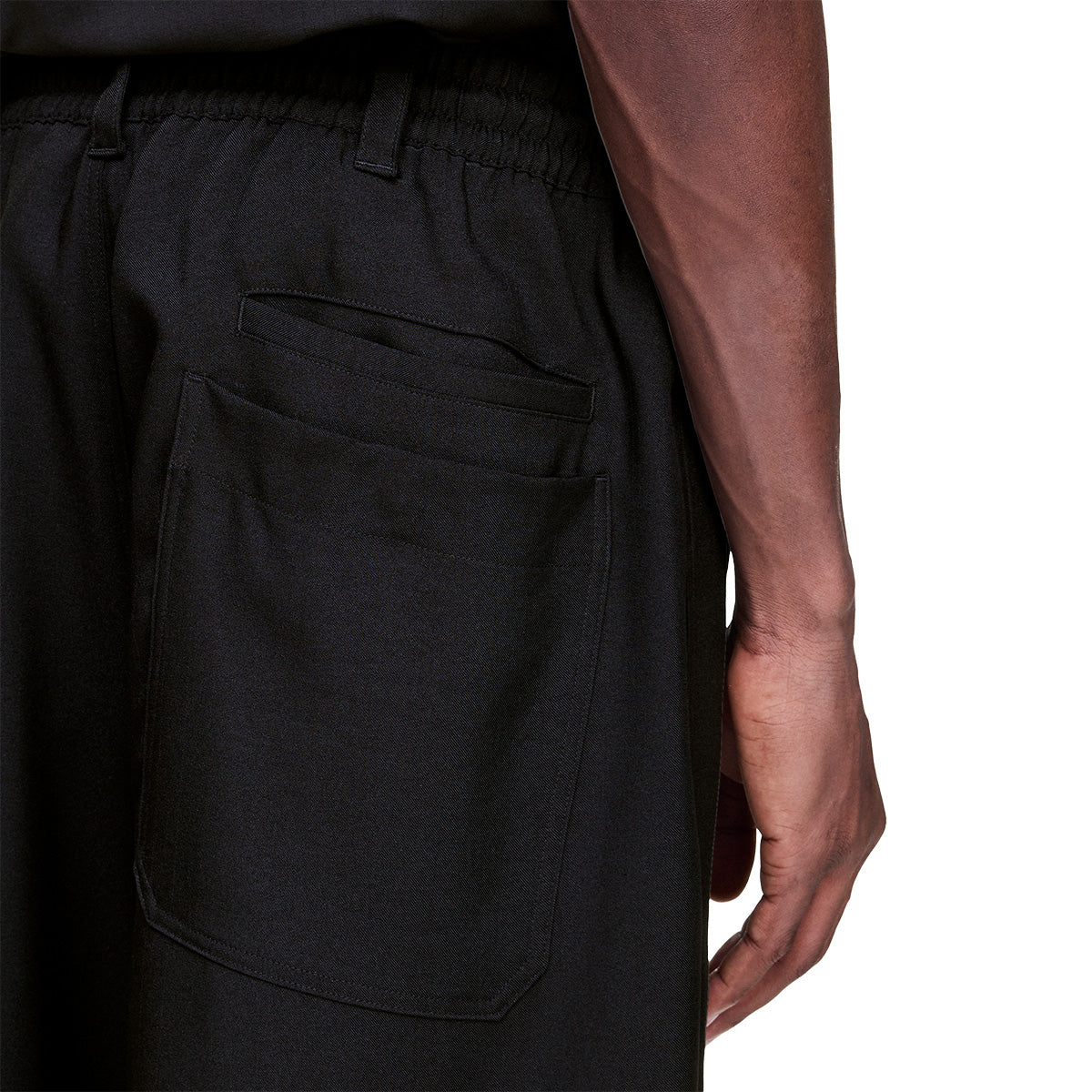 Sport Pleated Uniform Shorts 'Black'