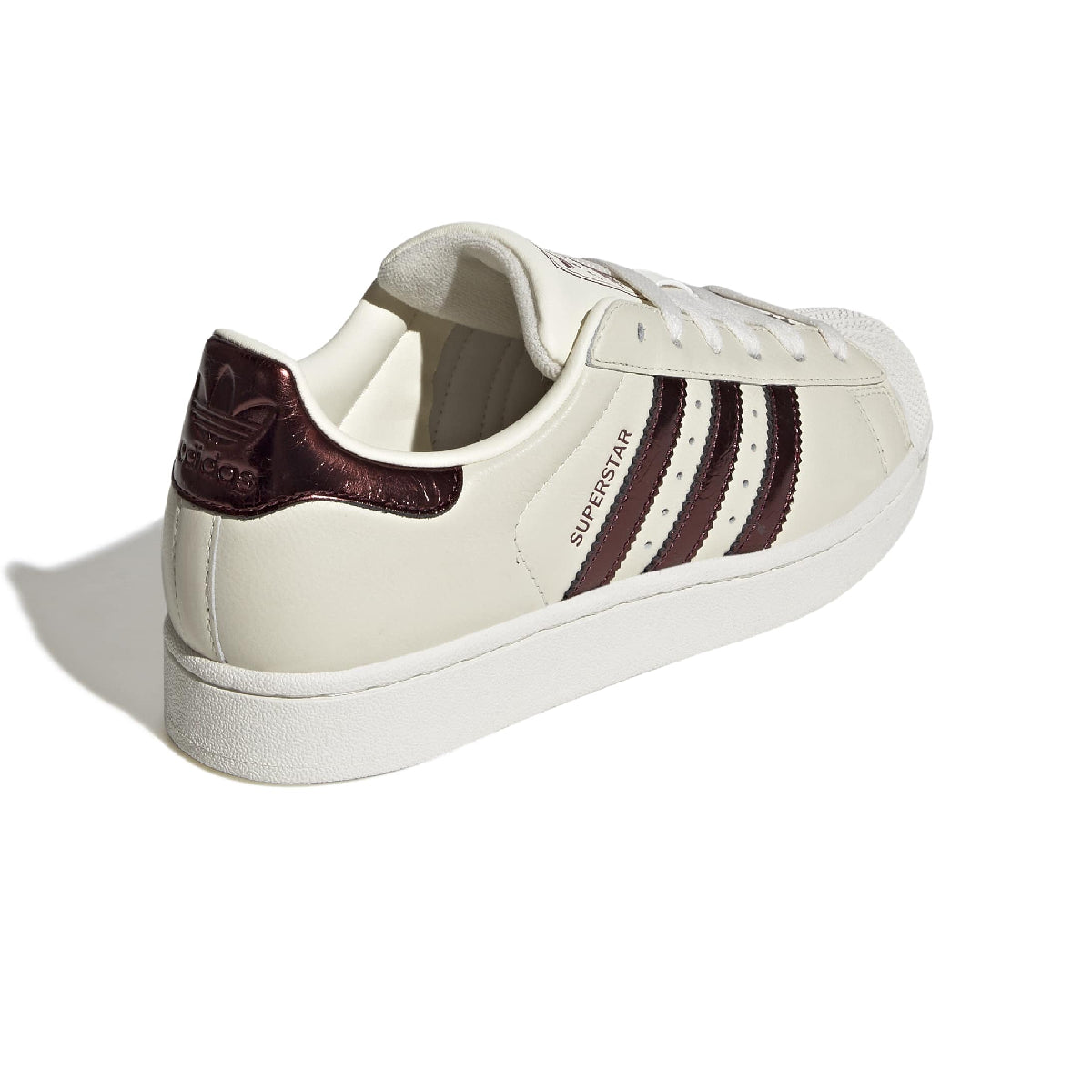 Wmns Superstar II 'Off White Maroon'