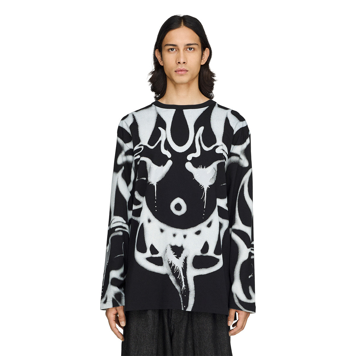 + Chito AOP Yaksha L/S Tee 'Black'