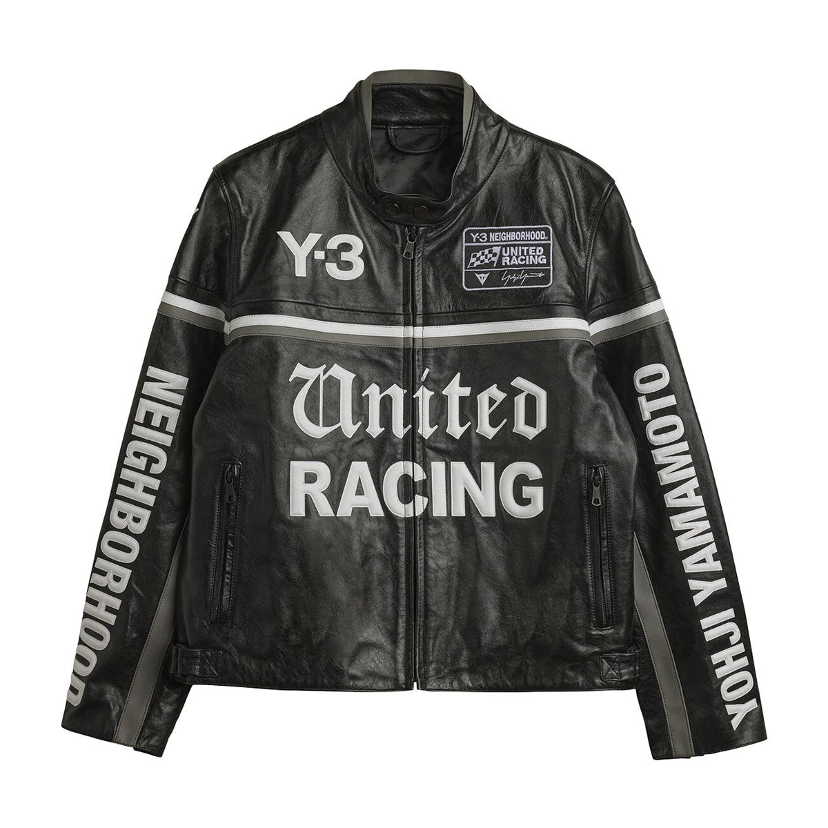 Y-3 + Neighborhood + Dainese Leather Racer Jacket 'Black'
