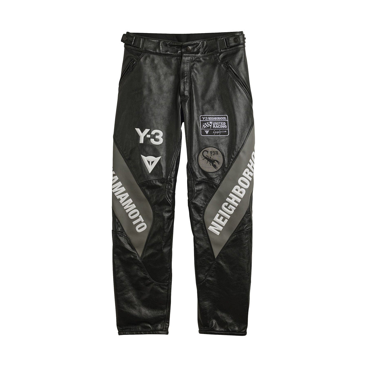 + Neighborhood + Dainese Leather Racer Pants 'Black'