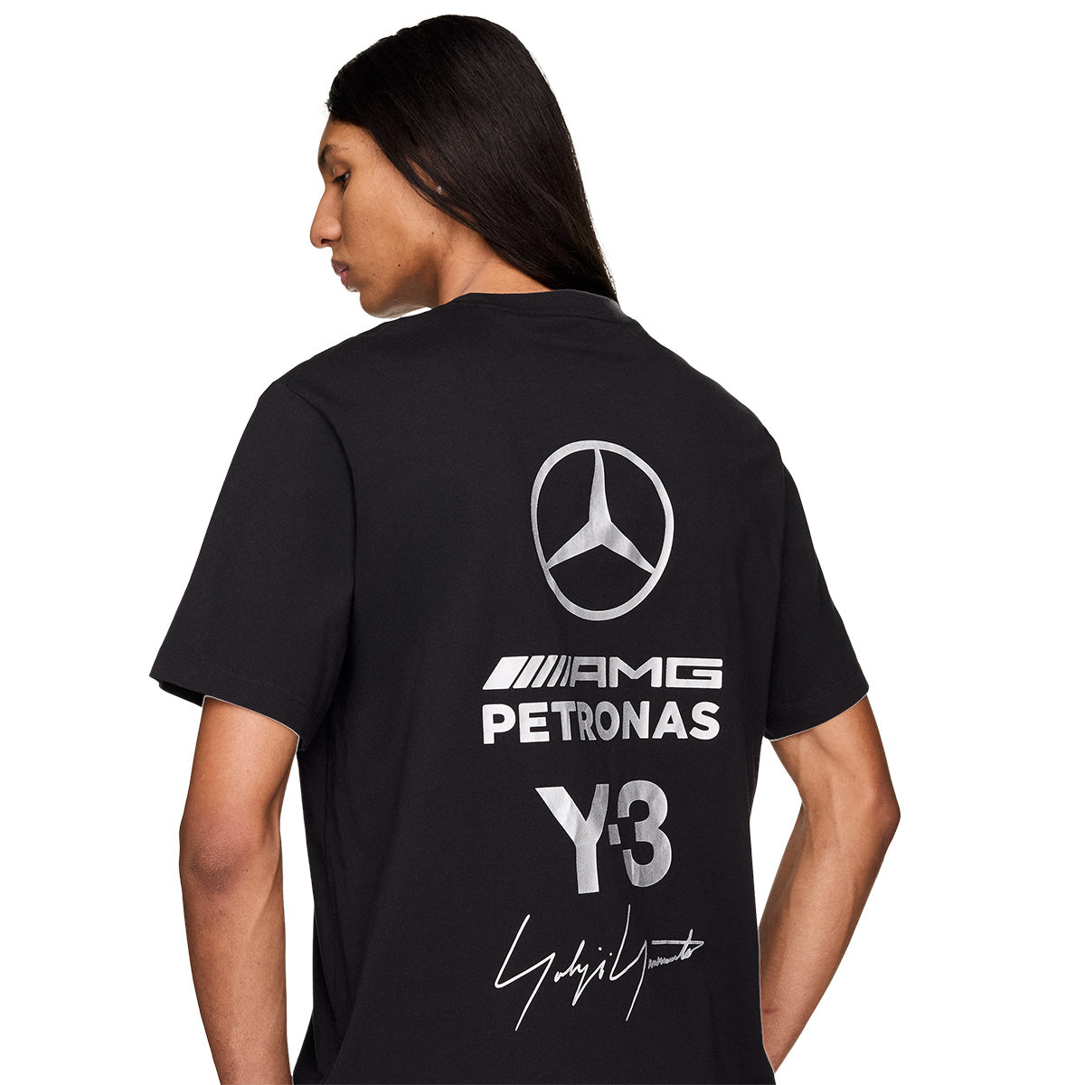 + Mercedes-AMG PETRONAS F1 Team Logo Tee 'Black'
