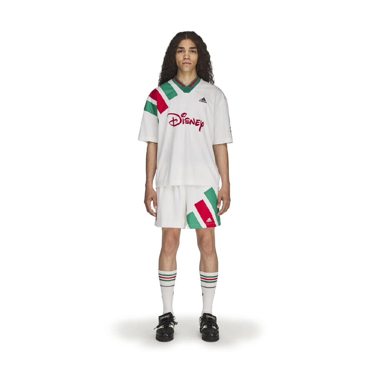 + Brain Dead + Disney Football Shorts 'Chalk White'