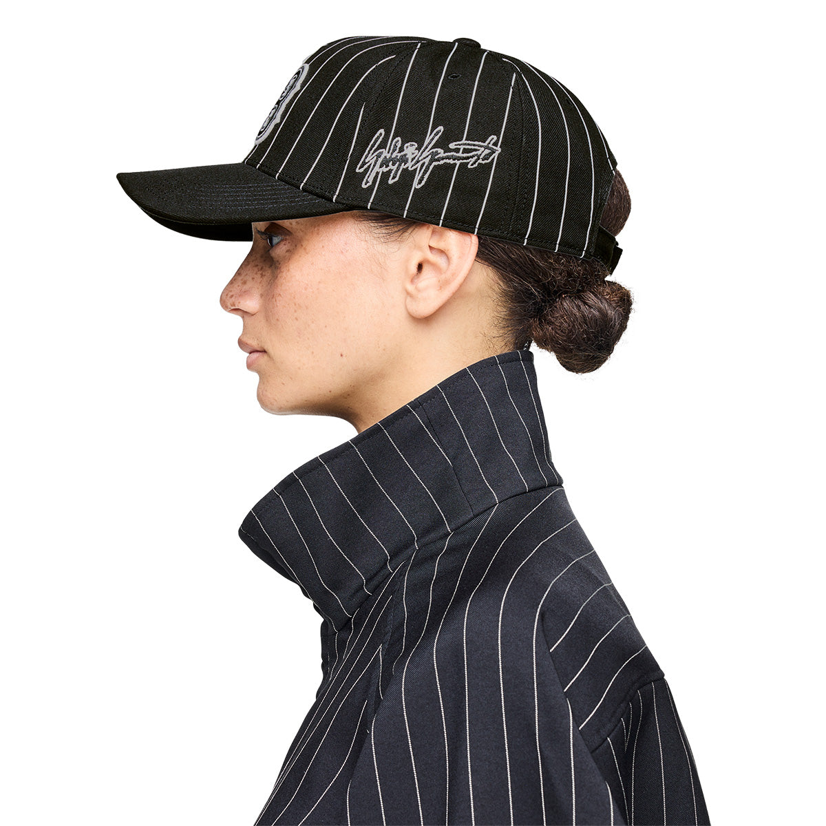 Pinstripe Cap 'Black'