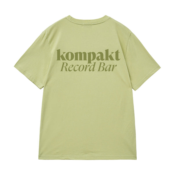★COMPAKT RECORD BAR★ KRB Basic New Logo Tshirt Lime Kompakt Record Bar Logo Tee 'Light Lime' – Limited Edt