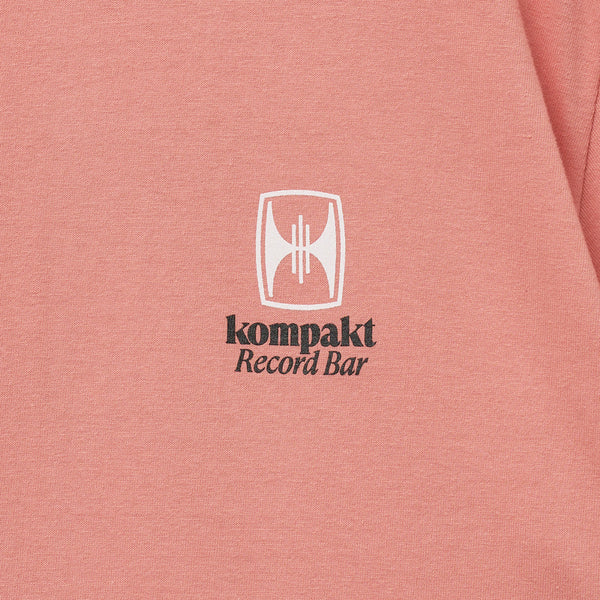 ★COMPAKT RECORD BAR★ KRB Basic New Logo Tshirt Salmon Kompakt Record Bar Logo Tee 'Salmon' – Limited Edt