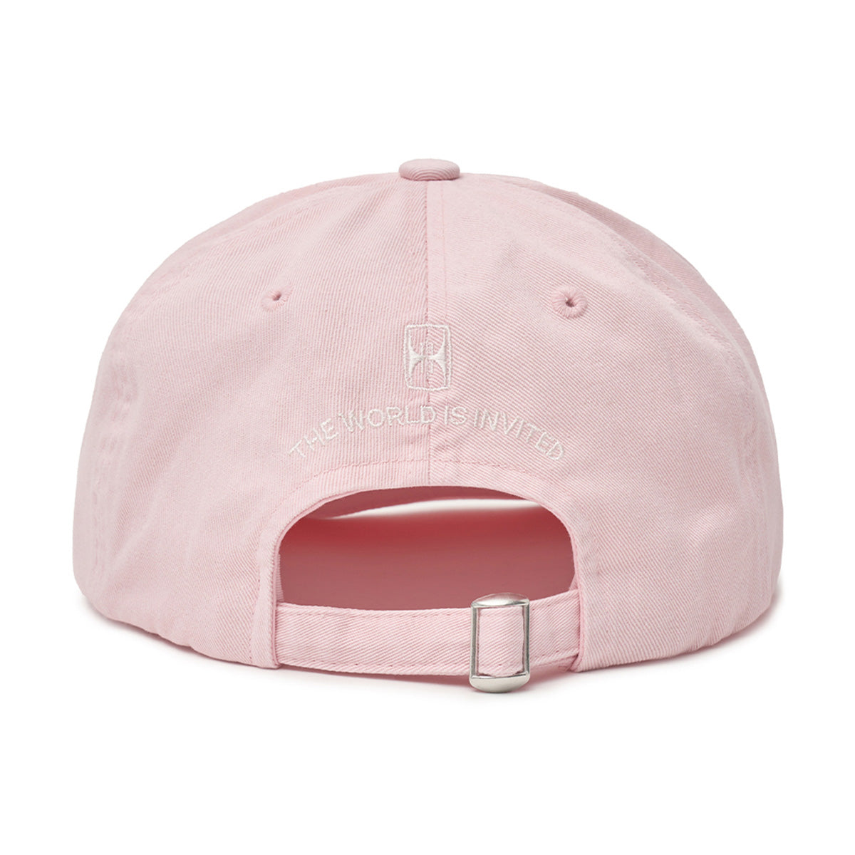 Oval Logo Embroidery Cap 'Light Pink'