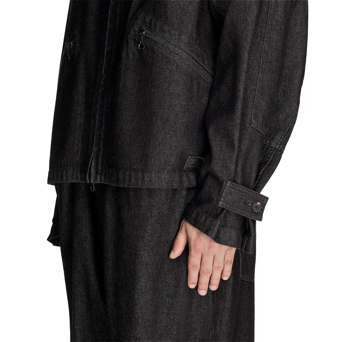 Denim Blouson 'Black'