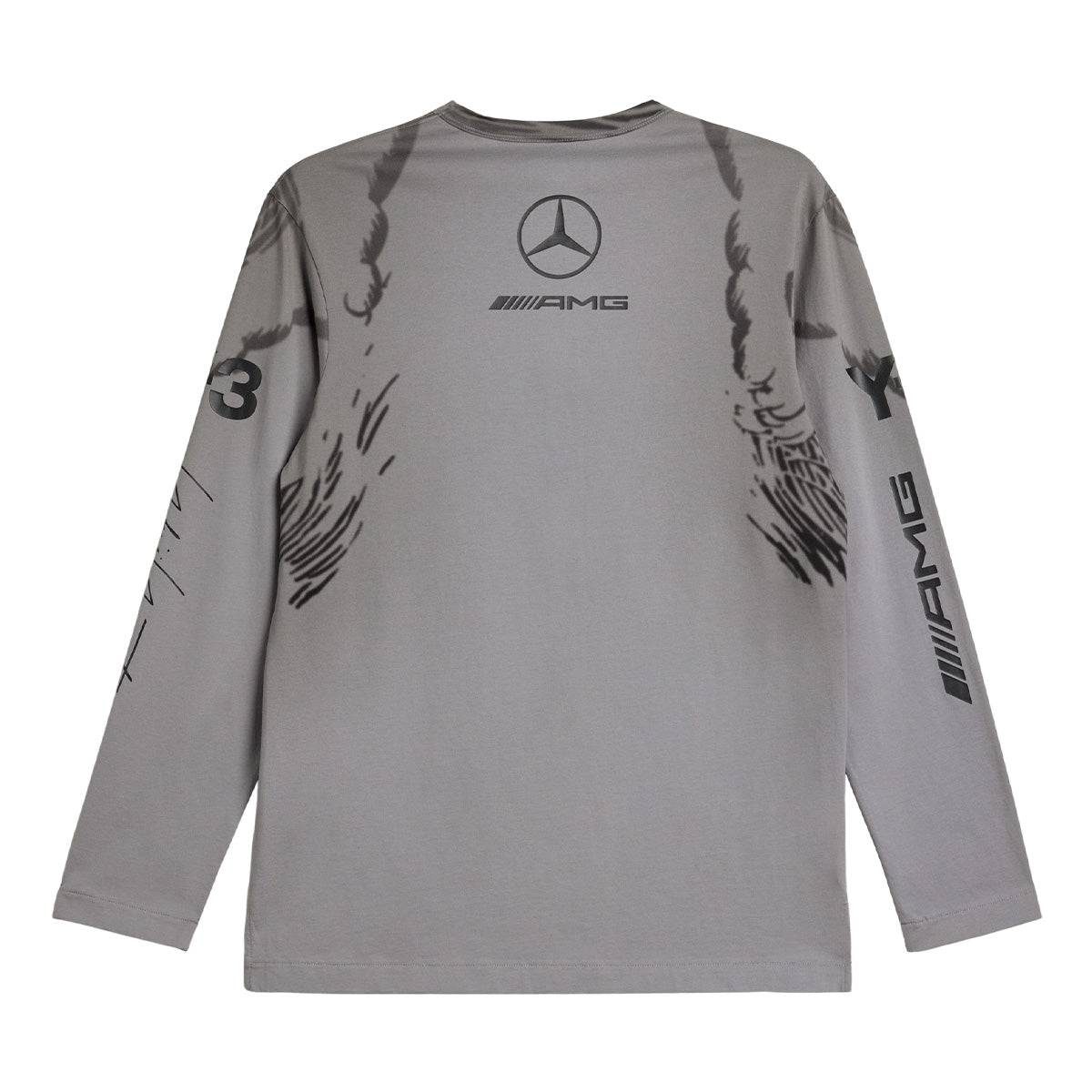 + Mercedes-AMG PETRONAS F1 Team Wolf L/S Tee 'Black'