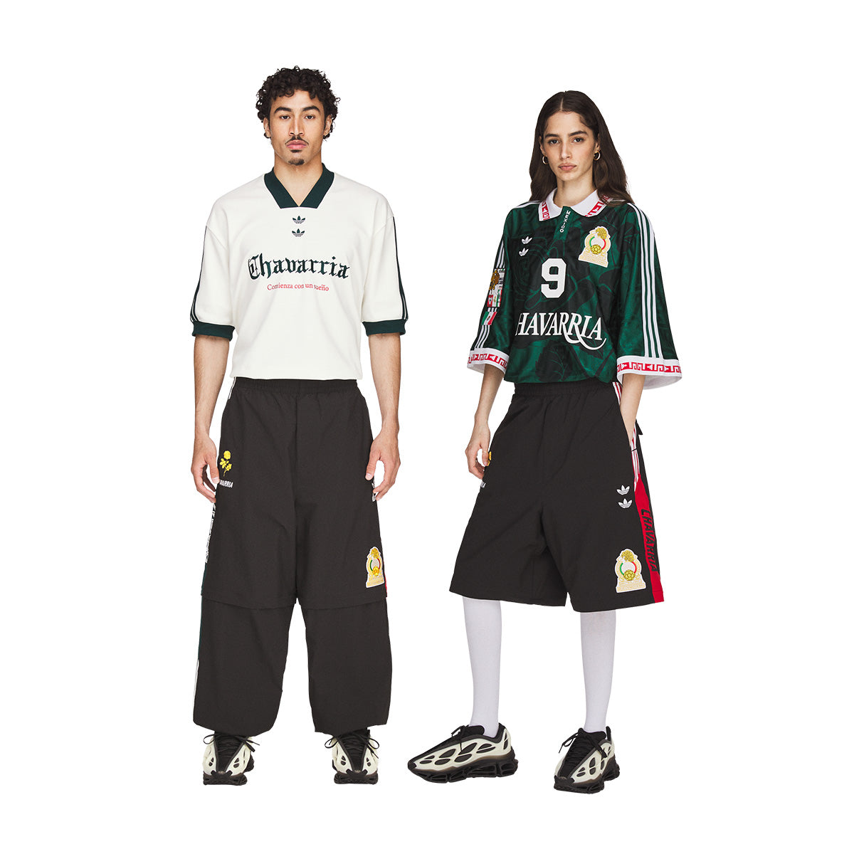 + Willy Chavarria Woven Tracksuit Pants 'Black'