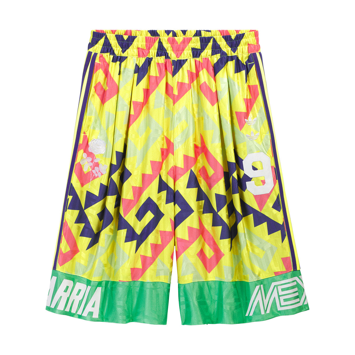 + Willy Chavarria AOP Long Shorts 'Solar Lemon'