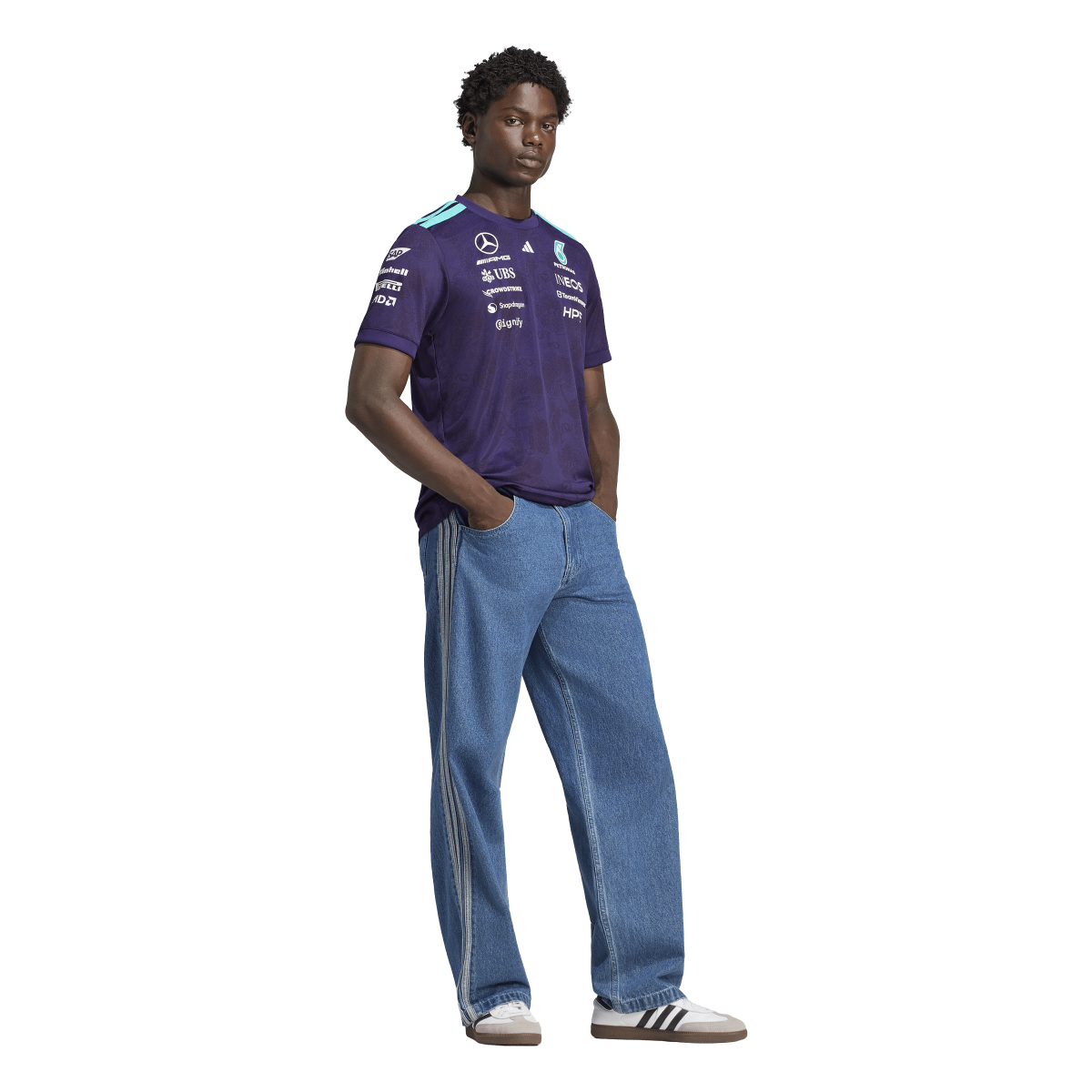 + Mercedes-AMG Petronas F1 Team Vanda Bloom Driver Jersey 'Dark Purple'