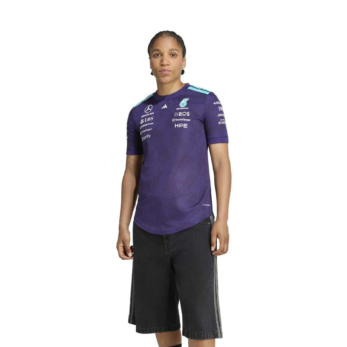 + Mercedes-AMG Petronas F1 Team Wmns Vanda Bloom Driver Jersey 'Dark Purple'