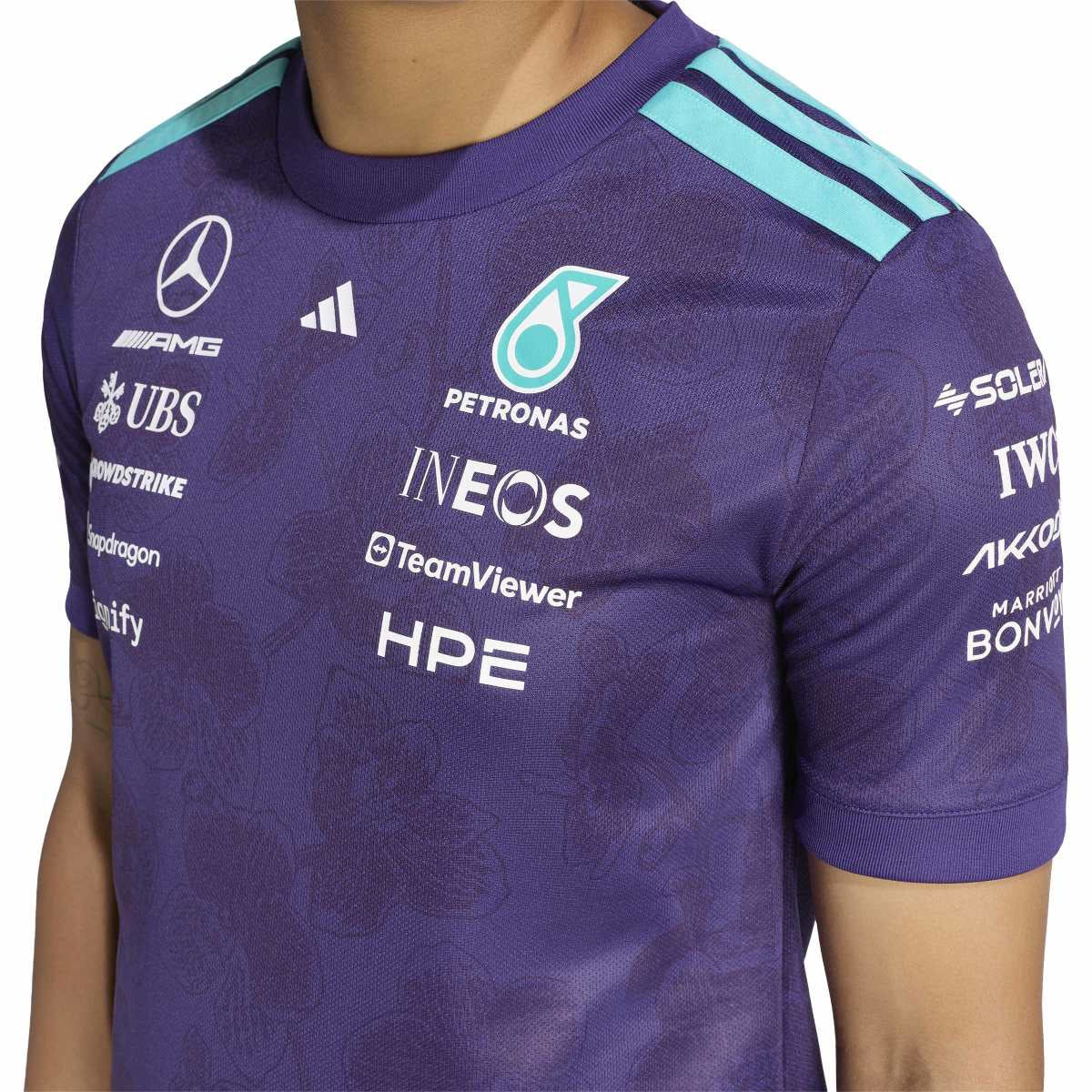 + Mercedes-AMG Petronas F1 Team Wmns Vanda Bloom Driver Jersey 'Dark Purple'