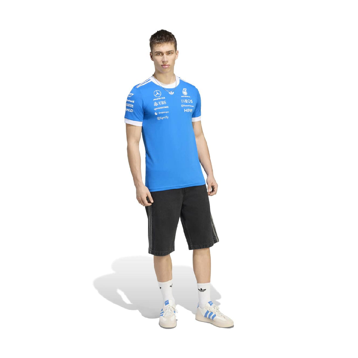 + Mercedes-AMG Petronas F1 Team Driver Jersey 'Blue Bird'