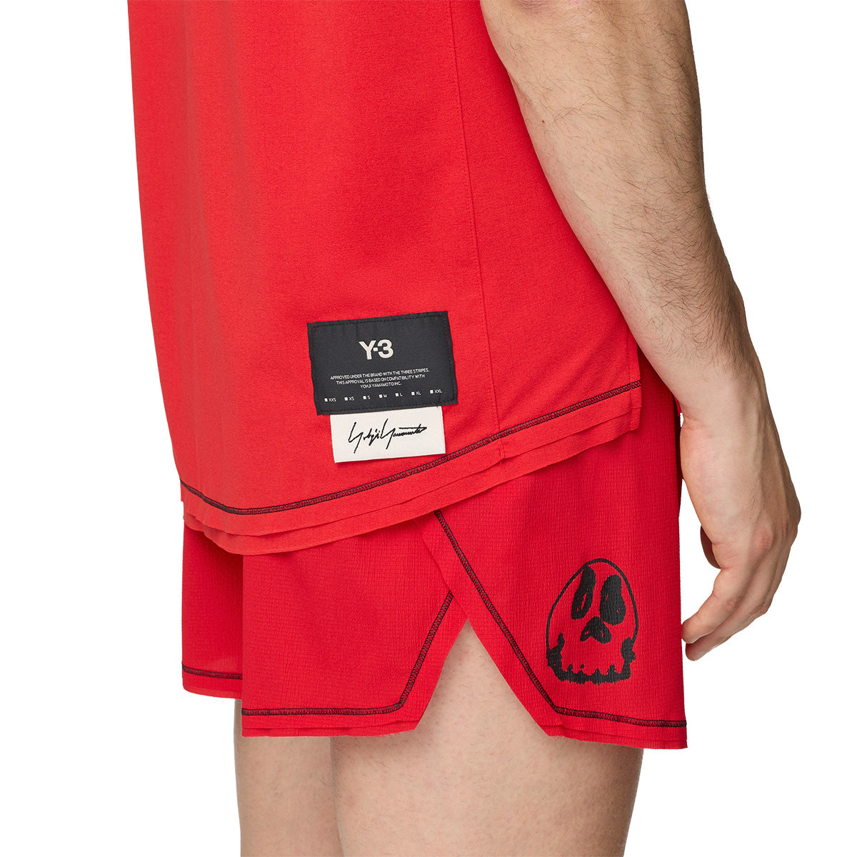 + Chito Typical Stripes Running Tee 'Scarlet'