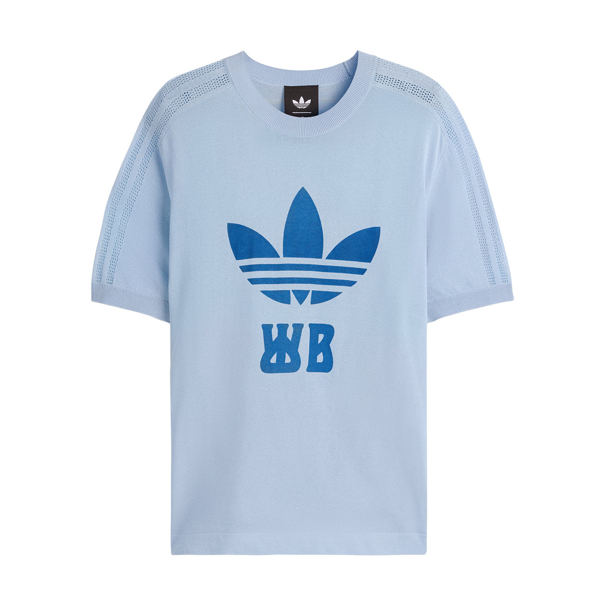 + Wales Bonner Knit T-Shirt 'Clear Sky'