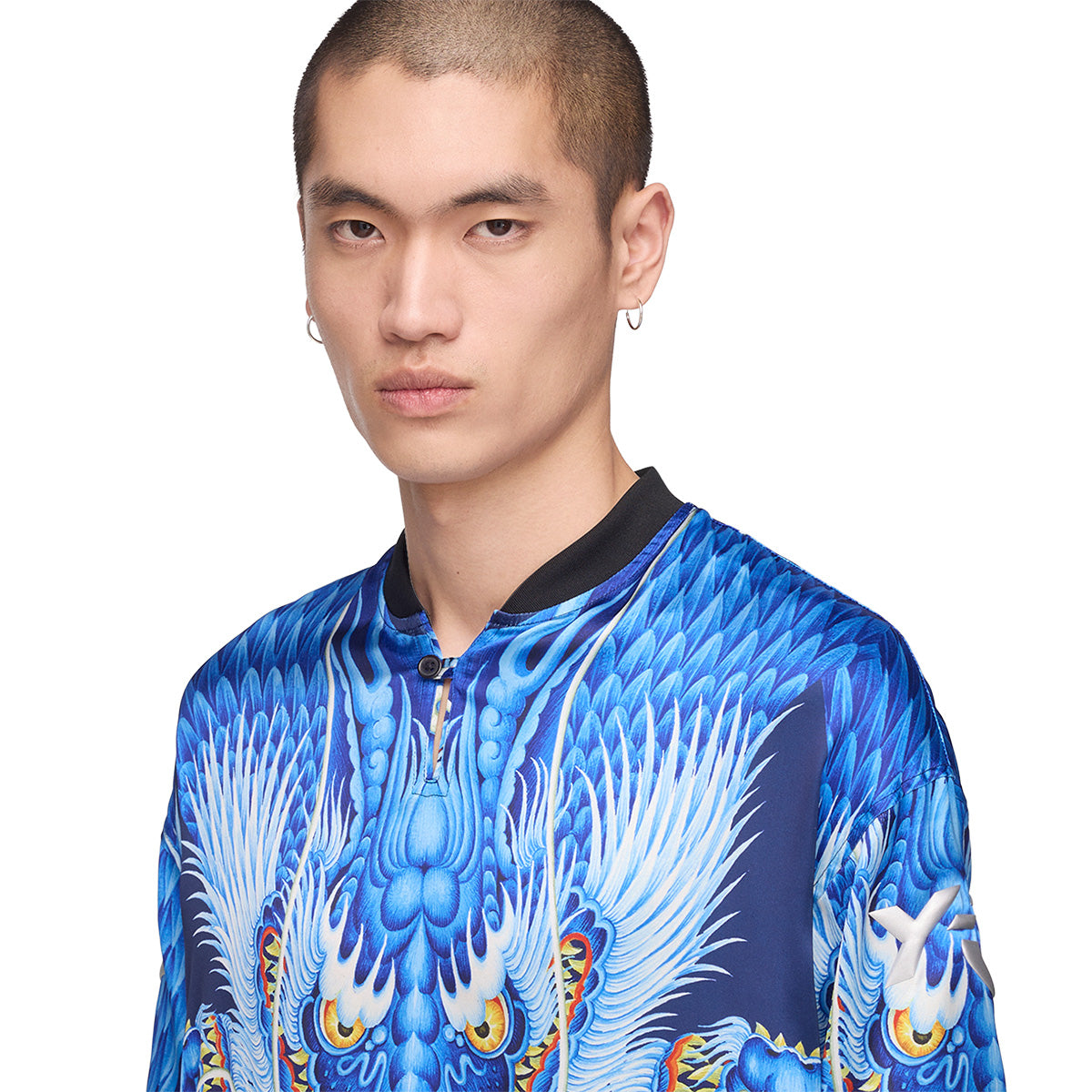 Dragon Satin Jersey 'Blue'